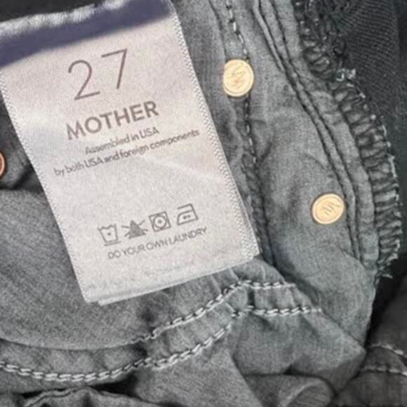 NWT! MOTHER Women's The Roller Fray Jeans Night In Venice SIZE-27 - Picture 7 of 11